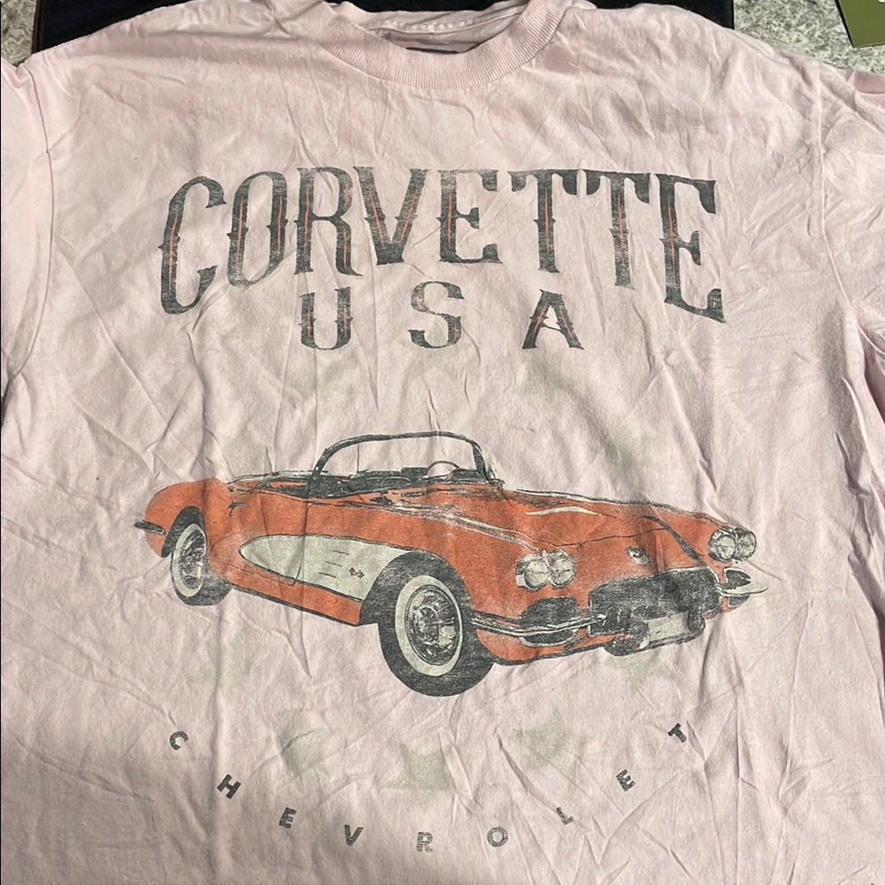 Pink Corvette USA T-Shirt